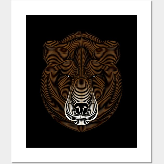 Patrick Seymour • Bear Wall Art by PatrickSeymour